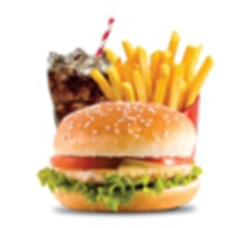 Fish Fillet Sandwich & French Fries & Soda.