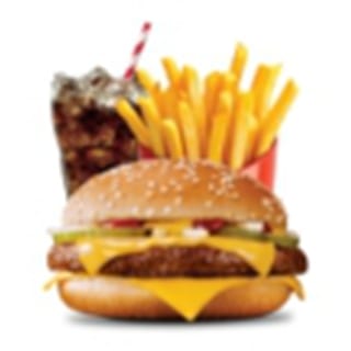 Angus Beef Burger & French Friese & Soda